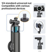 Supporto magnetico estensibile per telefono K14 da 1,7 m con telecomando, asta per selfie e treppiede., K14