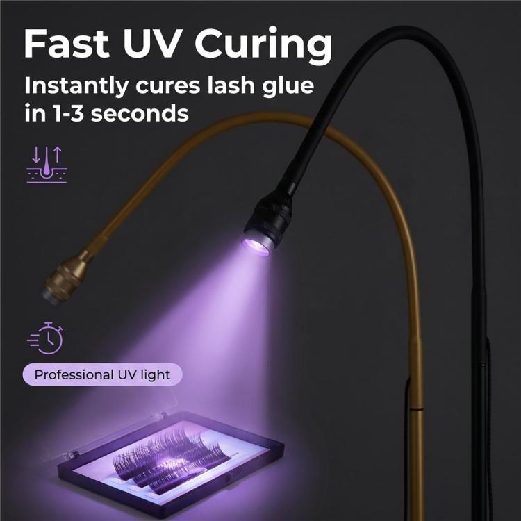 Lampada UV LED 5W con supporto flessibile a collo d'oca