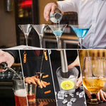 Set da cocktail in acciaio inox: shaker da 750 ml e accessori per cocktail., 7-Piece Set