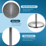 Calice da champagne con stelo in acciaio inox da 530 ml