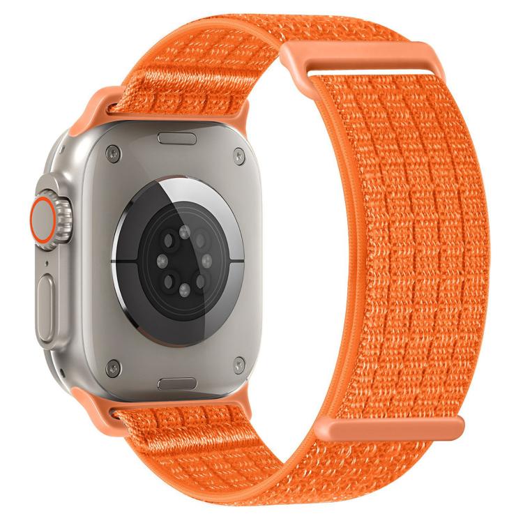 Cinturino per orologio in due sezioni in nylon intrecciato traspirante con chiusura a strappo., For Apple Watch 42mm / 41mm / 40mm / 38mm