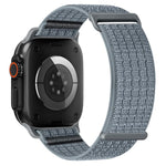 Cinturino per orologio in due sezioni in nylon intrecciato traspirante con chiusura a strappo., For Apple Watch 42mm / 41mm / 40mm / 38mm