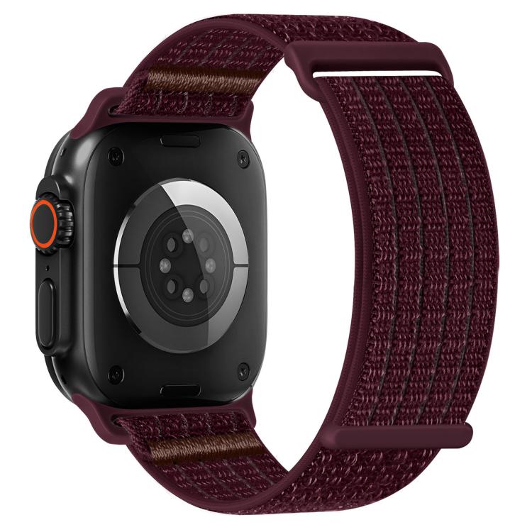 Cinturino per orologio in due sezioni in nylon intrecciato traspirante con chiusura a strappo., For Apple Watch 42mm / 41mm / 40mm / 38mm