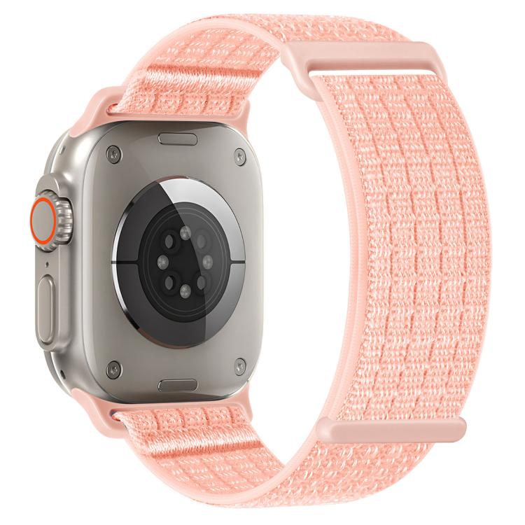 Cinturino per orologio in due sezioni in nylon intrecciato traspirante con chiusura a strappo., For Apple Watch 42mm / 41mm / 40mm / 38mm
