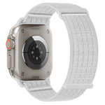 Cinturino per orologio in due sezioni in nylon intrecciato traspirante con chiusura a strappo., For Apple Watch 42mm / 41mm / 40mm / 38mm