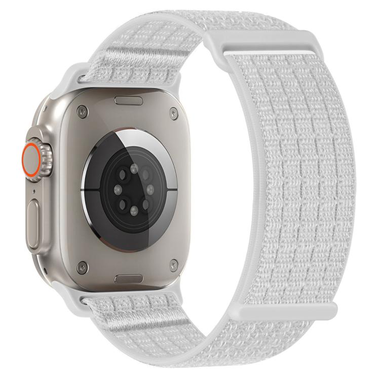 Cinturino per orologio in due sezioni in nylon intrecciato traspirante con chiusura a strappo., For Apple Watch 42mm / 41mm / 40mm / 38mm