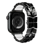 Cinturino per orologio ibrido in silicone e metallo Arc Shadow., For Apple Watch 46mm / 49mm / 45mm / 44mm, For Apple Watch 42mm / 41mm / 40mm / 38mm