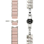 Cinturino per orologio ibrido in silicone e metallo Arc Shadow., For Apple Watch 46mm / 49mm / 45mm / 44mm, For Apple Watch 42mm / 41mm / 40mm / 38mm