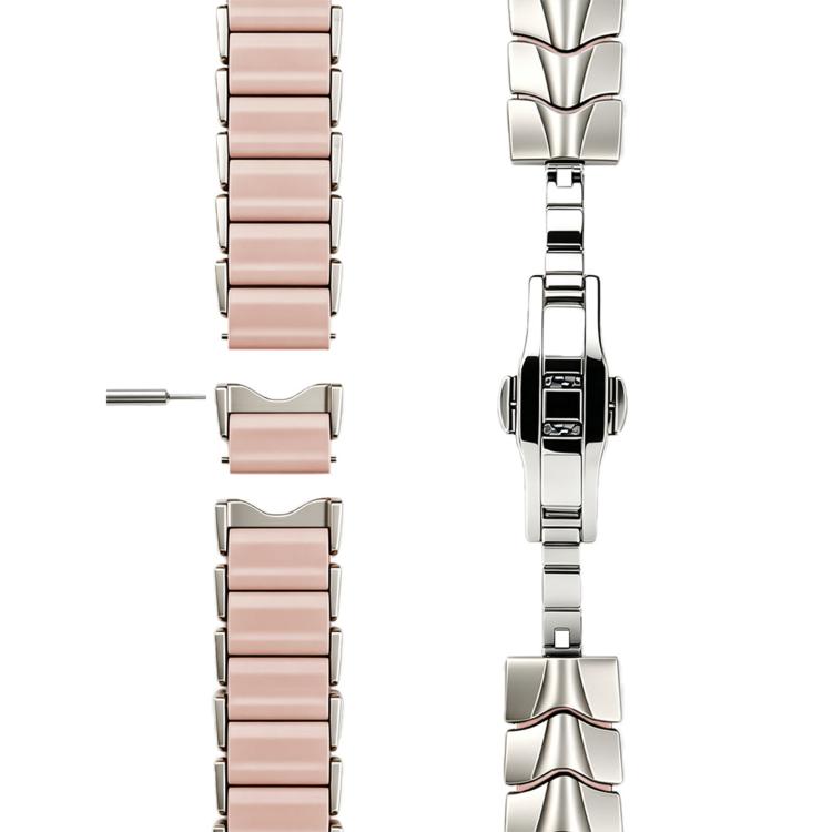 Cinturino per orologio ibrido in silicone e metallo Arc Shadow., For Apple Watch 46mm / 49mm / 45mm / 44mm, For Apple Watch 42mm / 41mm / 40mm / 38mm
