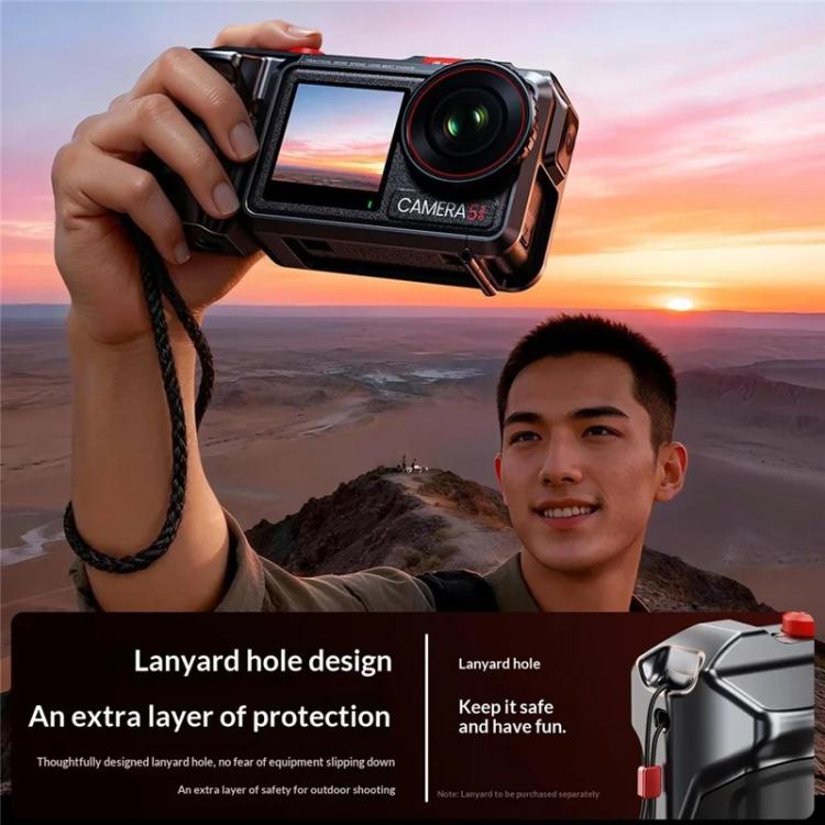 Custodia protettiva in lega di alluminio per action camera DJI Osmo Action 3 / 4 / 5 Pro.