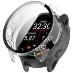 Pellicola in vetro temperato integrata nella custodia protettiva per orologio in PC, For Garmin Forerunner 70 / 170 / 170 Music