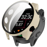 Pellicola in vetro temperato integrata nella custodia protettiva per orologio in PC, For Garmin Forerunner 70 / 170 / 170 Music