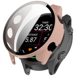 Pellicola in vetro temperato integrata nella custodia protettiva per orologio in PC, For Garmin Forerunner 70 / 170 / 170 Music