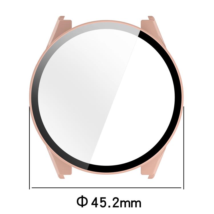 Pellicola in vetro temperato integrata nella custodia protettiva per orologio in PC, For Garmin Forerunner 70 / 170 / 170 Music