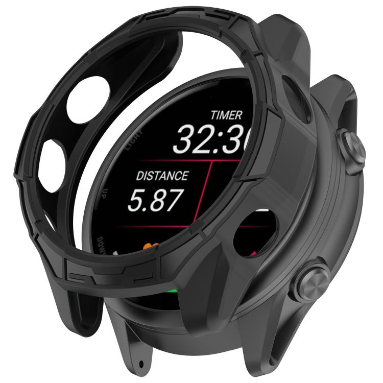 Custodia protettiva per orologio Hollow Armor in TPU a copertura parziale, For Garmin Forerunner 70 / 170 / 170 Music