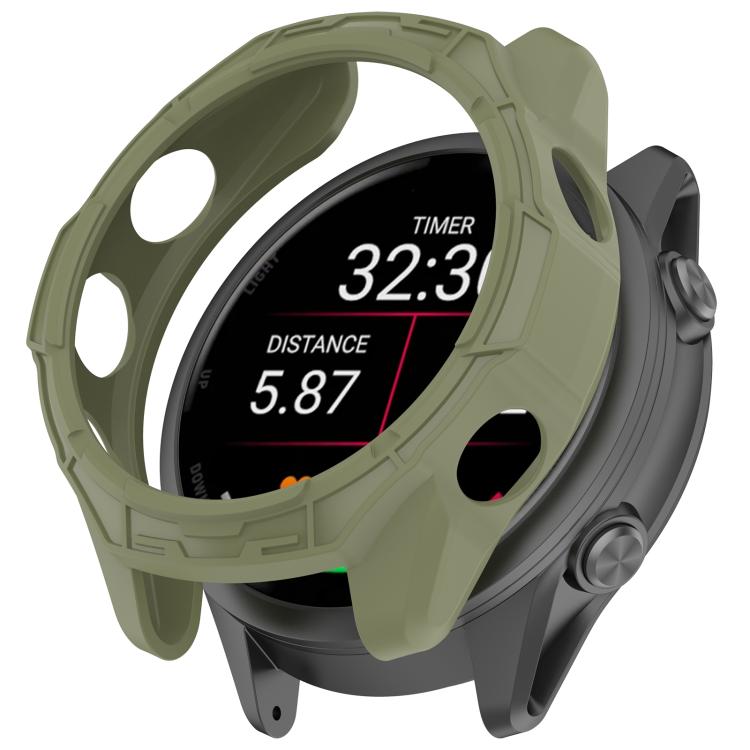 Custodia protettiva per orologio Hollow Armor in TPU a copertura parziale, For Garmin Forerunner 70 / 170 / 170 Music