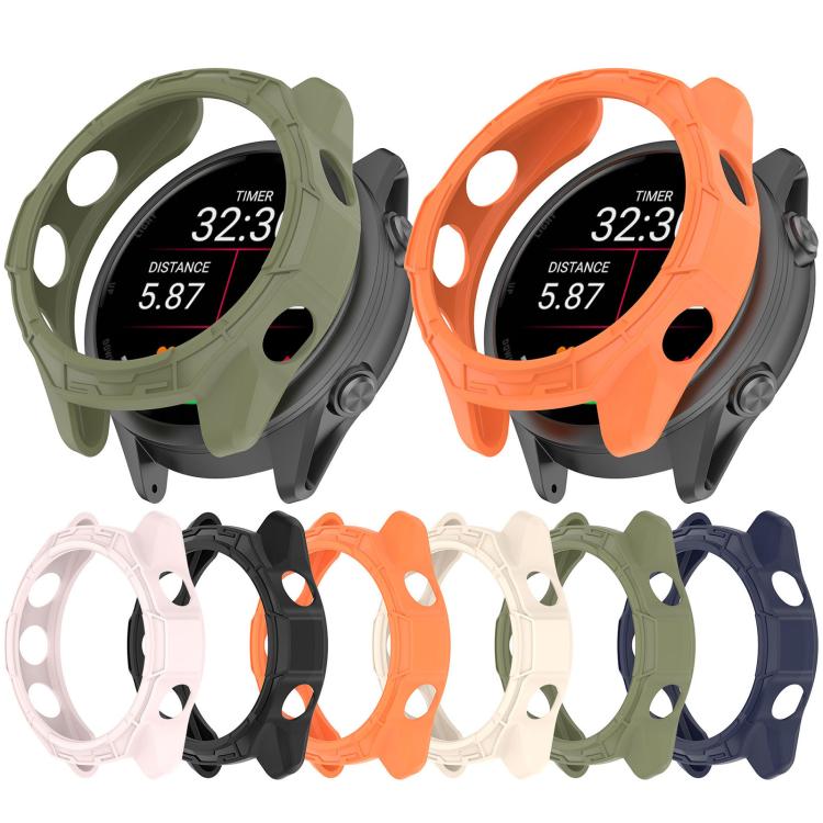 Custodia protettiva per orologio Hollow Armor in TPU a copertura parziale, For Garmin Forerunner 70 / 170 / 170 Music