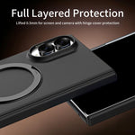 Custodia per telefono pieghevole con anello magnetico Jihe e pellicola integrata., For Galaxy Z Fold8 5G, For Galaxy Z Fold8 Ultra 5G, For Galaxy Z Fold7, For Galaxy Z Fold6, For Galaxy Z Fold5, For Galaxy Z Fold4