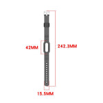 Cinturino in TPU con custodia integrata Glacier Armor., For Google Fitbit Air