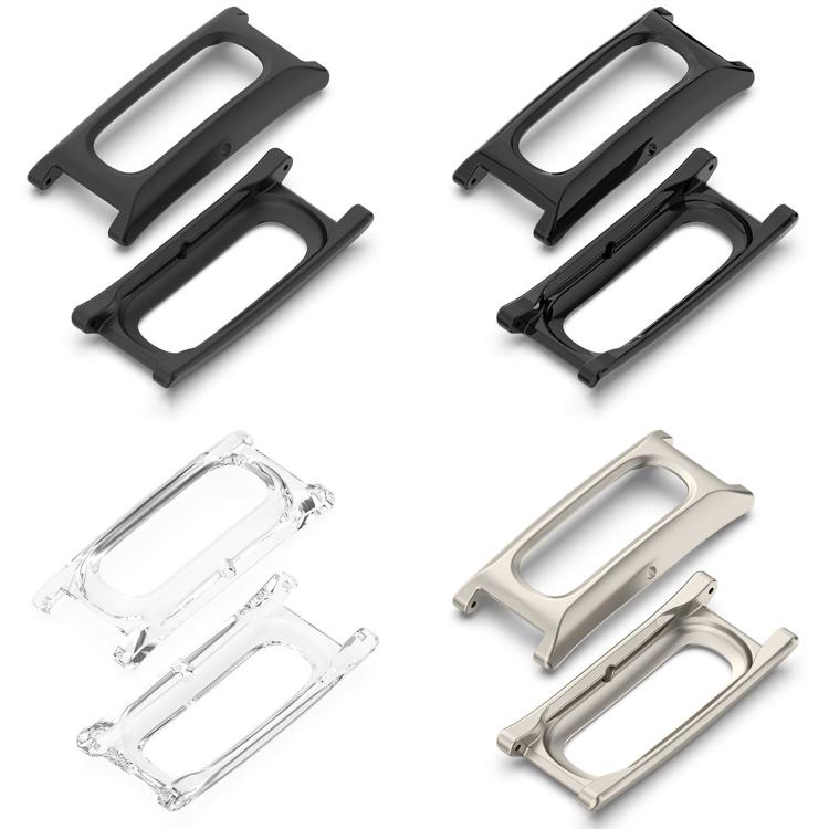 Bracciale con chiusura a molla da 12 mm, cassa protettiva per orologio in PC., For Google Fitbit Air