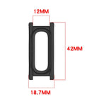 Bracciale con chiusura a molla da 12 mm, cassa protettiva per orologio in PC., For Google Fitbit Air