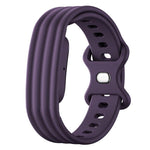Cinturino in silicone con fibbia a farfalla tinta unita per Google Fitbit Air., Size: S