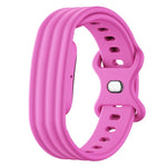 Cinturino in silicone con fibbia a farfalla tinta unita per Google Fitbit Air., Size: S