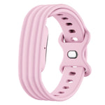 Cinturino in silicone con fibbia a farfalla tinta unita per Google Fitbit Air., Size: S