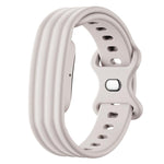 Cinturino in silicone con fibbia a farfalla tinta unita per Google Fitbit Air., Size: L