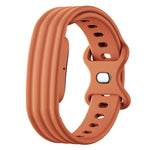 Cinturino in silicone con fibbia a farfalla tinta unita per Google Fitbit Air., Size: L