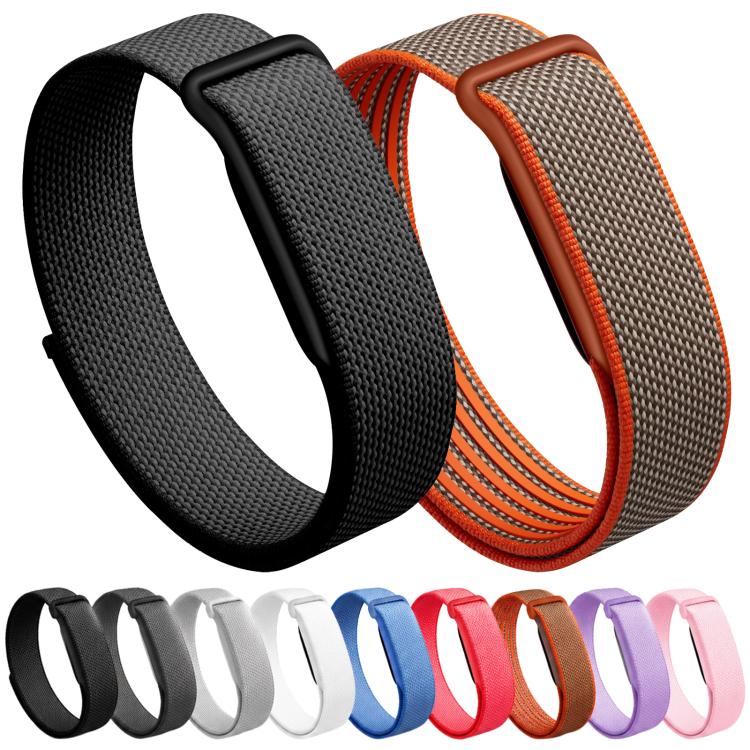 Cinturino per orologio in nylon con chiusura a strappo in velcro., For Google Fitbit Air