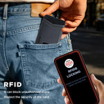 Porta carte magnetico ultrasottile Suteni S8 Grid