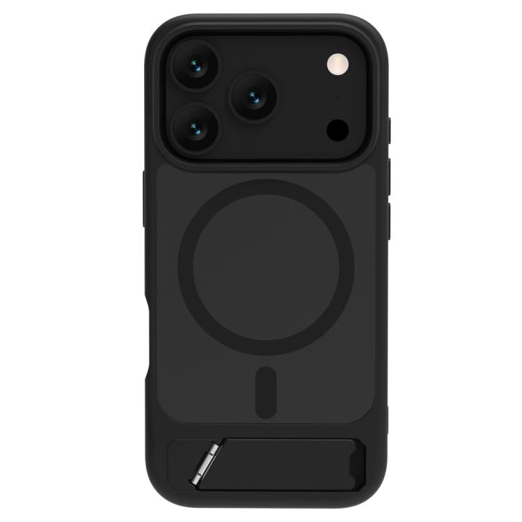 Custodia per telefono magnetica a forma di C con supporto nascosto LeReach Le-Chic Series, For iPhone 17 Pro