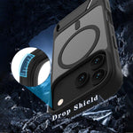 Custodia per telefono magnetica a forma di C con supporto nascosto LeReach Le-Chic Series, For iPhone 17 Pro