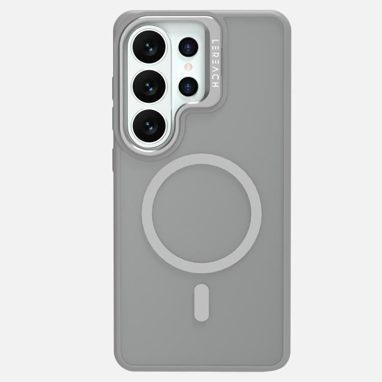 Custodia per telefono magnetica con supporto in metallo LeReach Le-Luster Series per obiettivo., For Galaxy S26 Ultra 5G