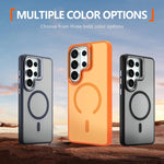 Custodia per telefono magnetica con supporto in metallo LeReach Le-Luster Series per obiettivo., For Galaxy S26 Ultra 5G