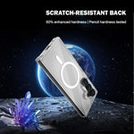 Custodia magnetica antiurto LeReach TOC Clear Series Dual-Composite Armor in TPU + acrilico per telefono, For Galaxy Z Fold8 Ultra 5G, For Galaxy Z Flip8 5G