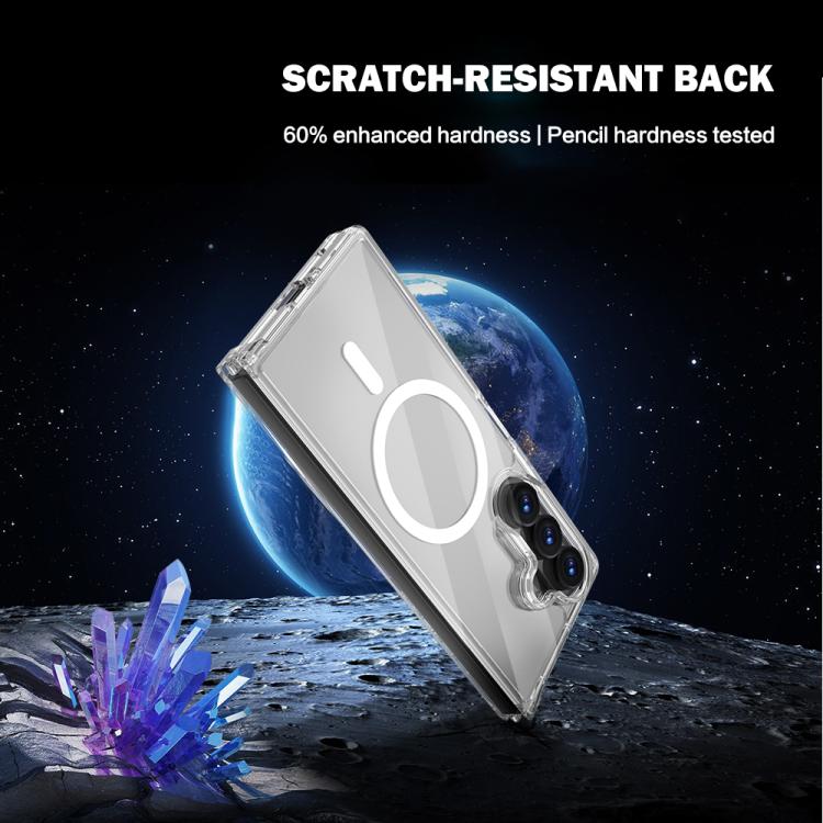 Custodia magnetica antiurto LeReach TOC Clear Series Dual-Composite Armor in TPU + acrilico per telefono, For Galaxy Z Fold8 Ultra 5G, For Galaxy Z Flip8 5G