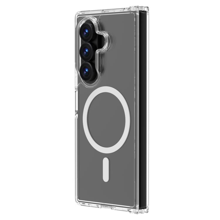 Custodia magnetica antiurto LeReach TOC Clear Series Dual-Composite Armor in TPU + acrilico per telefono, For Galaxy Z Fold8 Ultra 5G, For Galaxy Z Flip8 5G