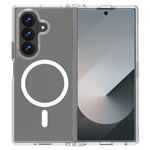 Custodia magnetica antiurto LeReach TOC Clear Series Dual-Composite Armor in TPU + acrilico per telefono, For Galaxy Z Fold8 Ultra 5G, For Galaxy Z Flip8 5G