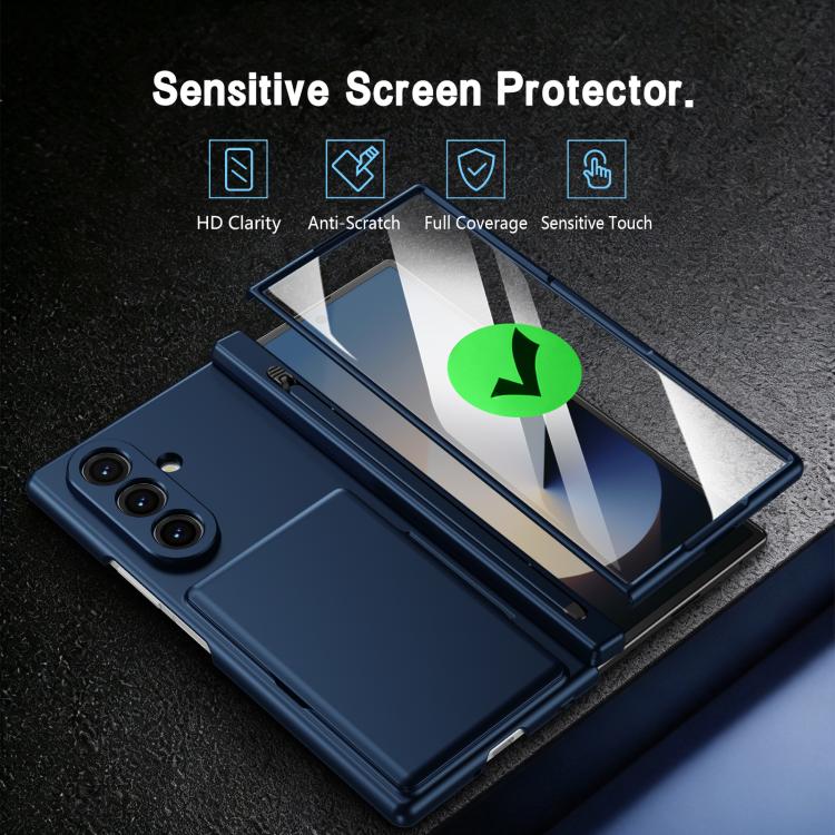 Custodia per telefono con cerniera e porta carte integrato, senza penna., For Galaxy Z Fold8 Ultra 5G