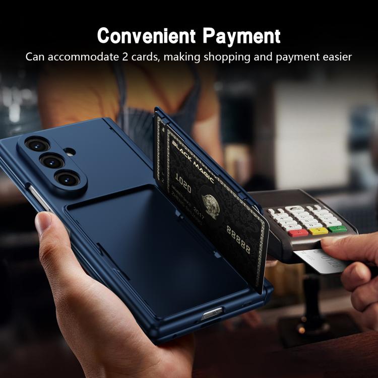 Custodia per telefono con cerniera e porta carte integrato, senza penna., For Galaxy Z Fold8 Ultra 5G