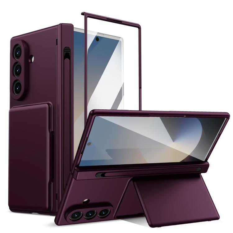 Custodia per telefono con cerniera e porta carte integrato, senza penna., For Galaxy Z Fold8 Ultra 5G