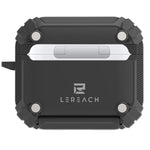 Custodia per auricolari wireless LeReach Mega Series Armor Edition con supporto, For AirPods 4