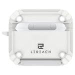 Custodia per auricolari wireless LeReach Mega Series Armor Edition con supporto, For AirPods 4