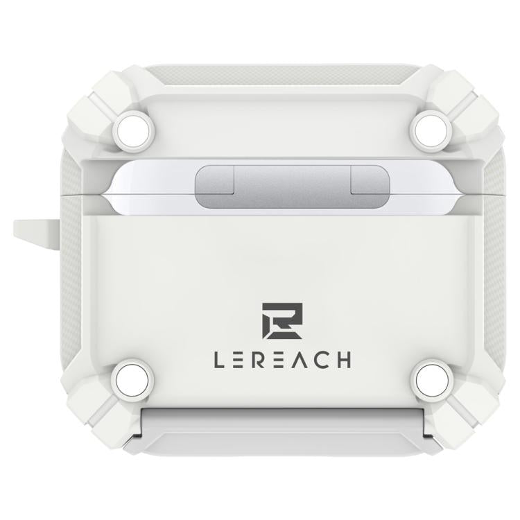 Custodia per auricolari wireless LeReach Mega Series Armor Edition con supporto, For AirPods 4