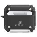 Custodia per auricolari wireless LeReach Mega Series Armor Edition con supporto, For AirPods 4