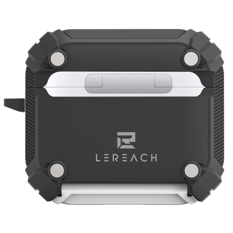 Custodia per auricolari wireless LeReach Mega Series Armor Edition con supporto, For AirPods 4