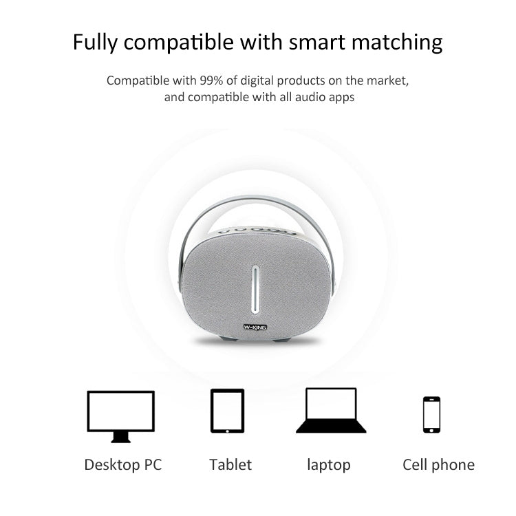 Altoparlante HIFI W-KING T8 Altoparlante Bluetooth portatile ad alta potenza da 30 W Wireless con radio FM per altoparlante Bluetooth mobile
