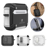 Custodia per auricolari wireless LeReach Mega Series Armor Edition con supporto, For AirPods 4